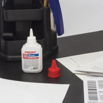 Клей ПВА 40гр бумага картон дерево ОФИСМАГ 1/70