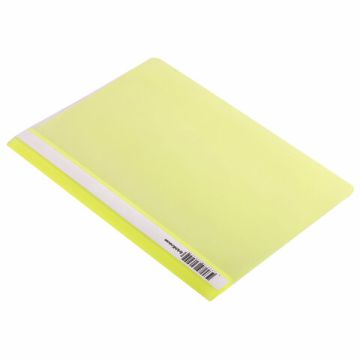 Папка скоросшиватель с прозр верхн лист ERICH KRAUSE А4 120/140 мкм перфор неон 1/20/240 (Клиент)