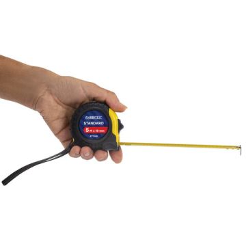 Рулетка измерительная 5м х 19мм RABBITEX обрезиненный корпус 1/12/120