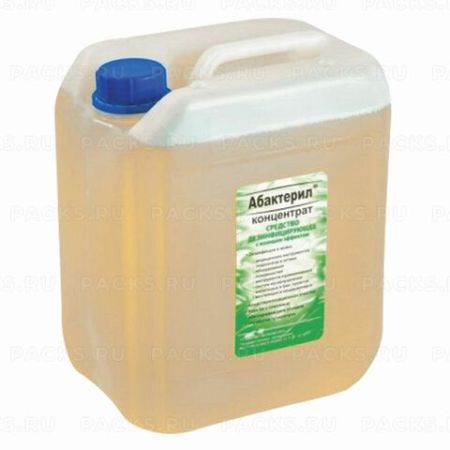 Средство жидкое 5л Абактерил концентрат дезинфицирующее 1/4