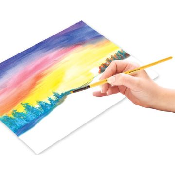 Кисть синтетика круглая №4 ПИФАГОР 1/30/2400