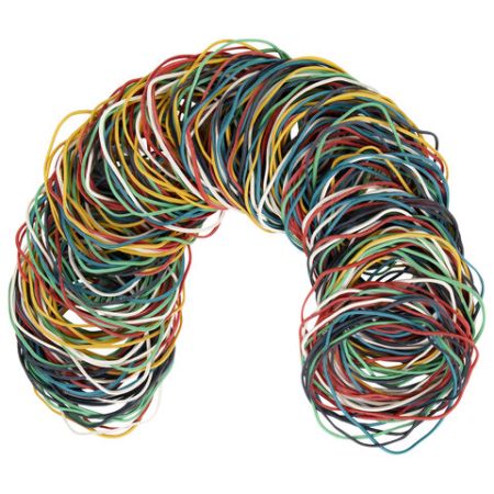 Резинка банк 200гр 60мм цветная  BRAUBERG 1/5/100 (Клиент)