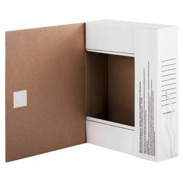 Накопитель документов Папка с завязками 75мм БЕЛЫЙ на 700л BRAUBERG 1/50 (клиент)