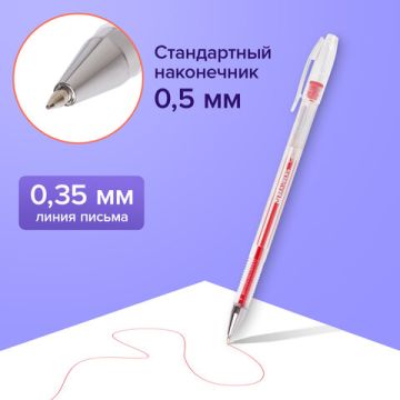 Набор гелевых ручек 4шт узел 0,5мм линия письма 0,35мм европодвес (син,чер,кр,зел) BRAUBERG Je 1/12