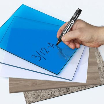 Маркер перманентный черный 2,5мм круглый наконечник CENTROPEN 1/10/1000