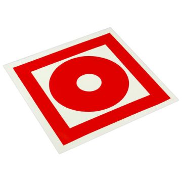 Знак вспомогательный Кнопка включения пожарной автоматики 200х200мм (4шт) 1/500 (Клиент)