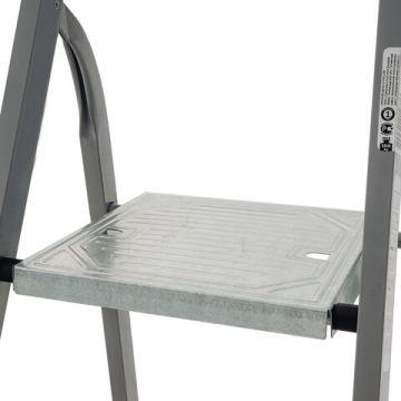 Стремянка 4 ступени сталь/алюминий до 150кг НОВАЯ ВЫСОТА 1/1 (Клиент)