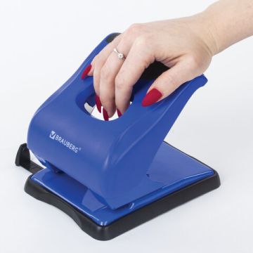 Дырокол на 40листов металлический большой Brauberg JET PRO 1/6/24 (клиент)