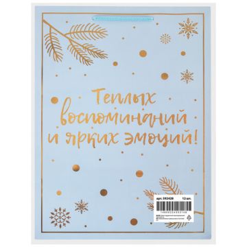 НГ Пакет подарочный бумажный (33х45х10) Сказочный Новый год 1/12/144