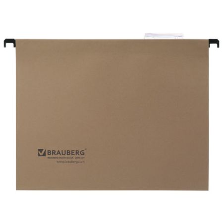 Папка подвесная А4 350х245 мм до 80л КОМПЛЕКТ 10шт картон BRAUBERG 1/10 (Клиент)