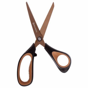 Ножницы 210мм титан 2-х сторон заточка Heavy Duty BRAUBERG 1/12/144(Клиент)