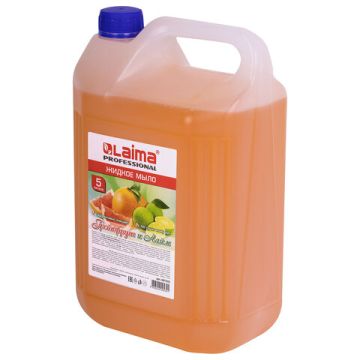 Мыло жидкое крем 5л канистра Грейпфрут и Лайм Лайма1/4