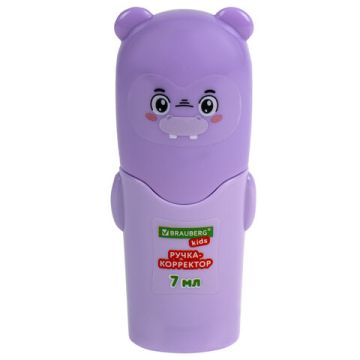 Корректор-ручка 7мл метал.наконечник Зверята Brauberg 1/12/576 (Клиент)