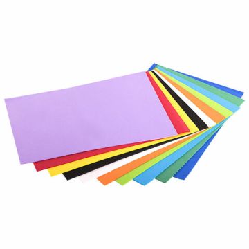 Пористая резина/фоамиран А4, 2 мм ОСТРОВ СОКРОВИЩ 10 л, 10 цв, яркие цвета, набор №1, 660073