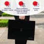 Папка-портфель пласт. BRAUBERG А4 (332х245х35мм), 13 отделений, фактура диагональ, черный 1/10/40