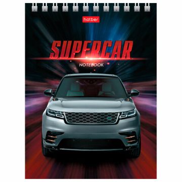 Блокнот 40л А6 110х145мм гребень HATBER Машины 1/6/96