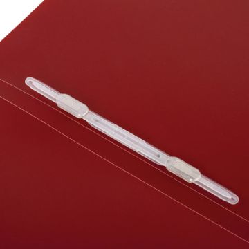 Папка с пластиковым скоросш. BRAUBERG Office красная до 100 листов 0,5мм 1/12 (Клиент)