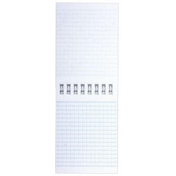 Блокнот 40л А7 75х105мм клетка гребень картон BRAUBERG Креатив 1/120