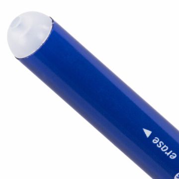 Ручка гелевая синяя 0,35мм + 9 стержней стираемая BRAUBERG 1/20